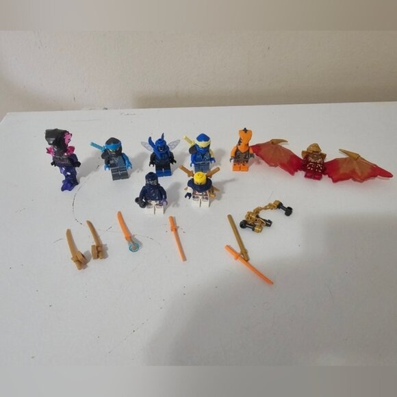 LEGO Ninjago Action Figures Set Of 8 - Picture 1 of 7